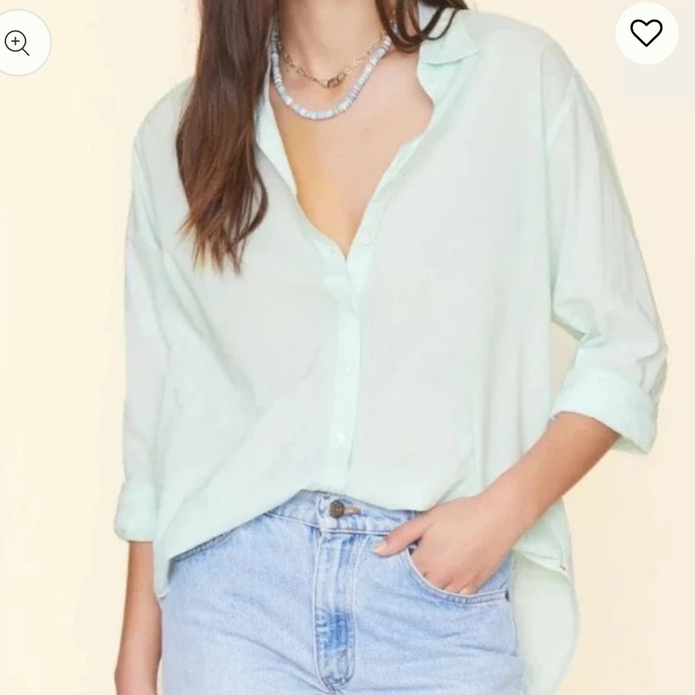 Xirena Beau Shirt in Aqua (Size: S)